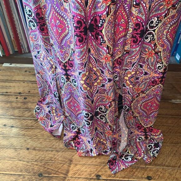 Chico’s high neck vacationcore colorful sleeveless maxi dress - Picture 2 of 4